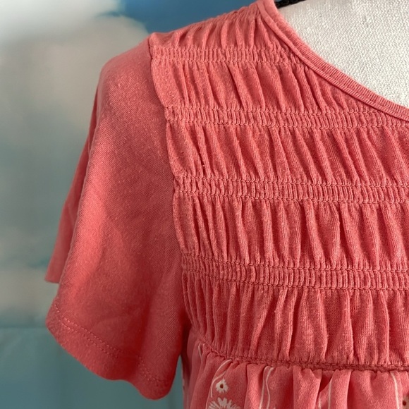 Peach Floral Blouse - Picture 3 of 6